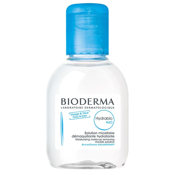Мицеларна вода Bioderma Hydrabio H2O за чувствителна/суха кожа, 100 мл