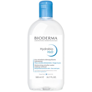 Solutie micelara Bioderma Hydrabio H2O pentru ten sensibil/uscat, 500 ml Solutie micelara Bioderma Hydrabio H2O pentru ten sensibil/uscat, 500 ml