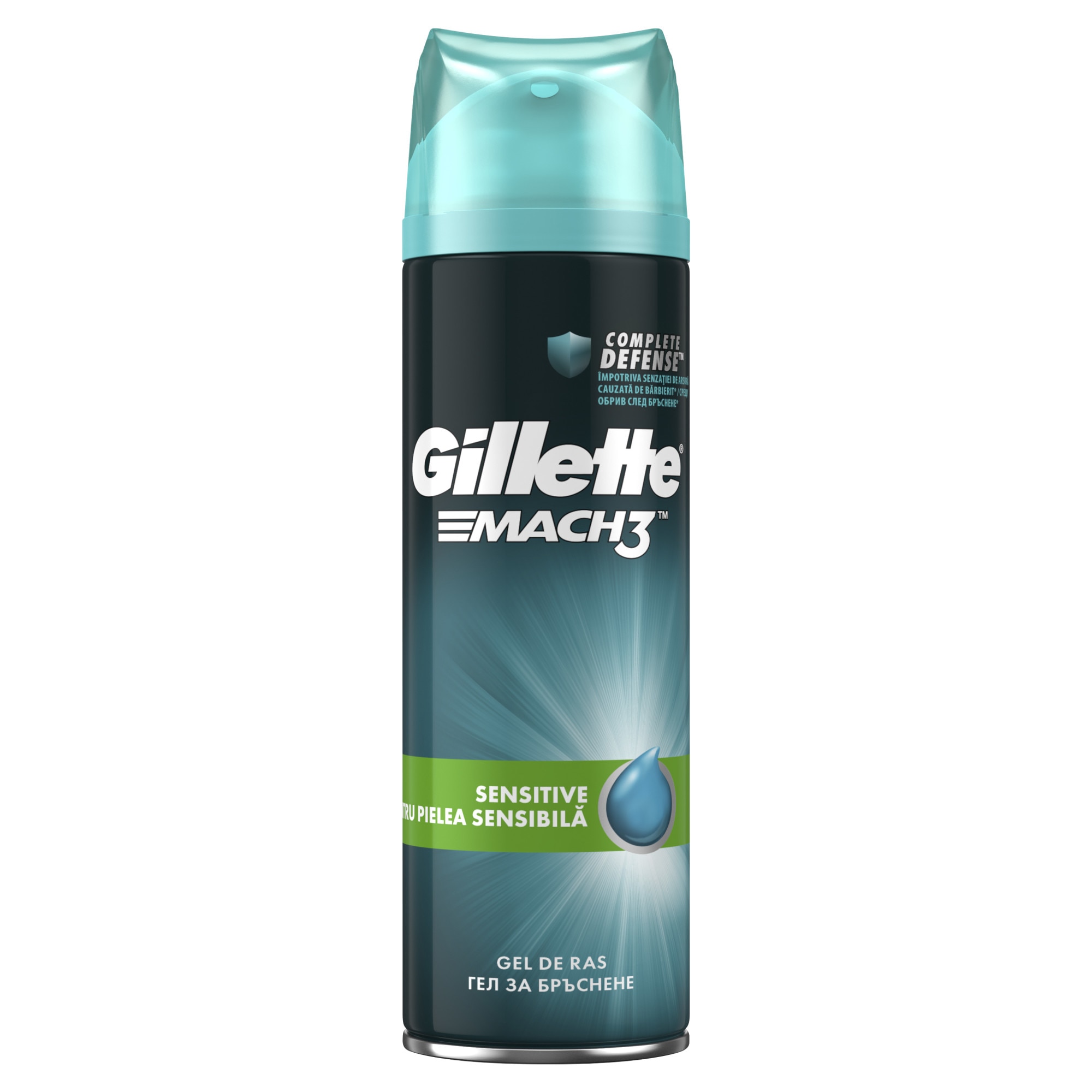 Gel de ras Gillette Mach 3 Sensitive, 200ml
