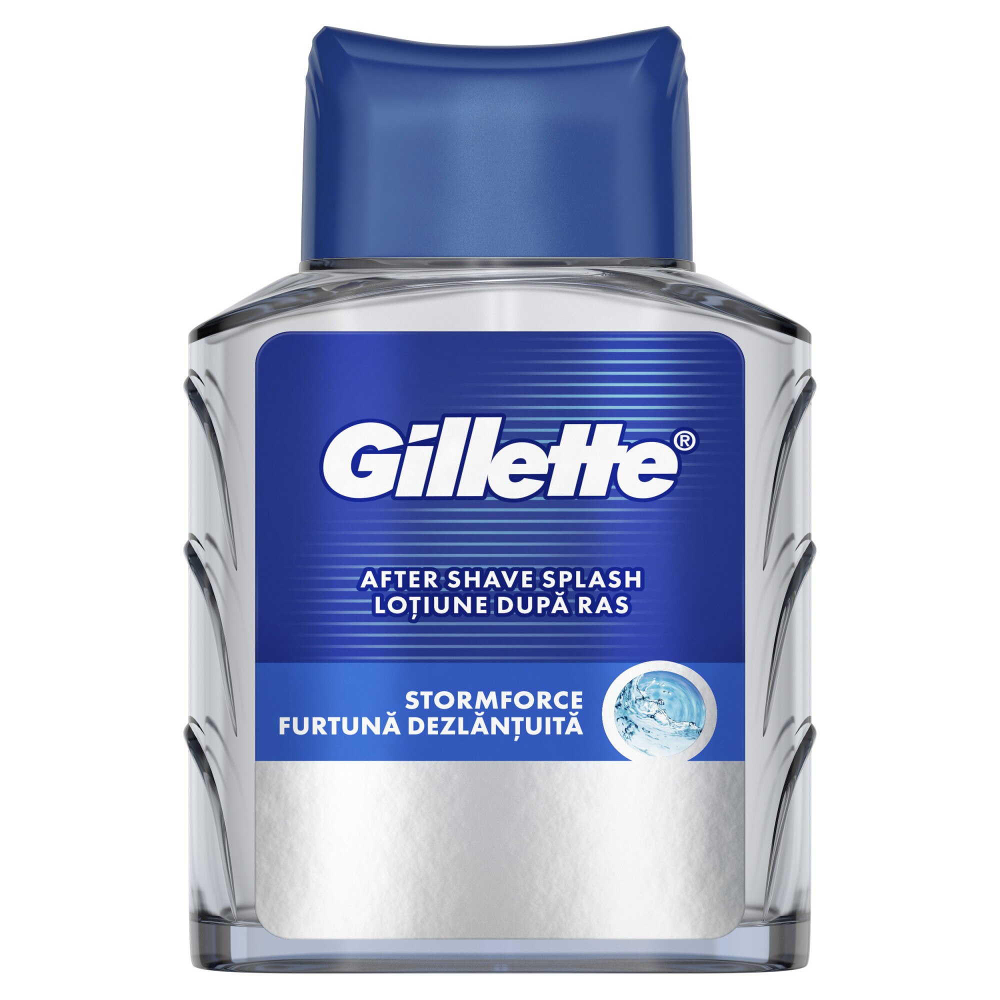 After Shave Gillette Blue Storm Force, 100ml