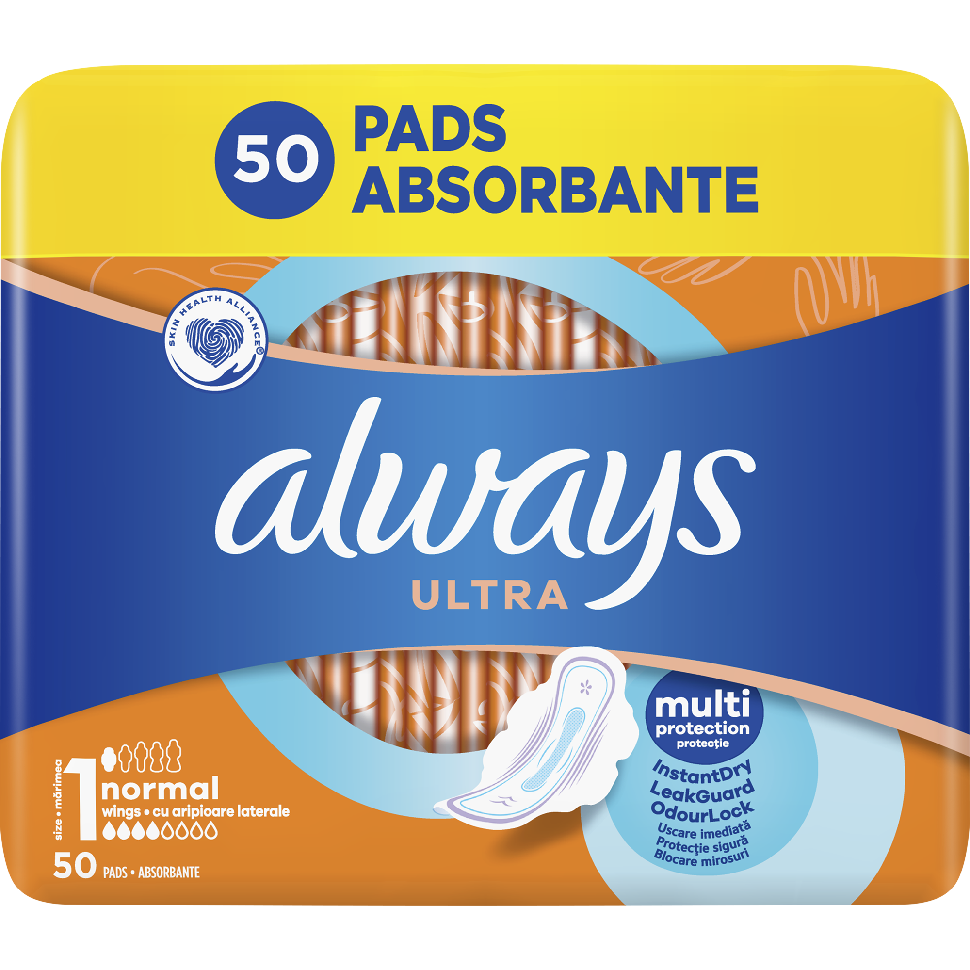Absorbante Always Ultra Normal Giga, 50 buc