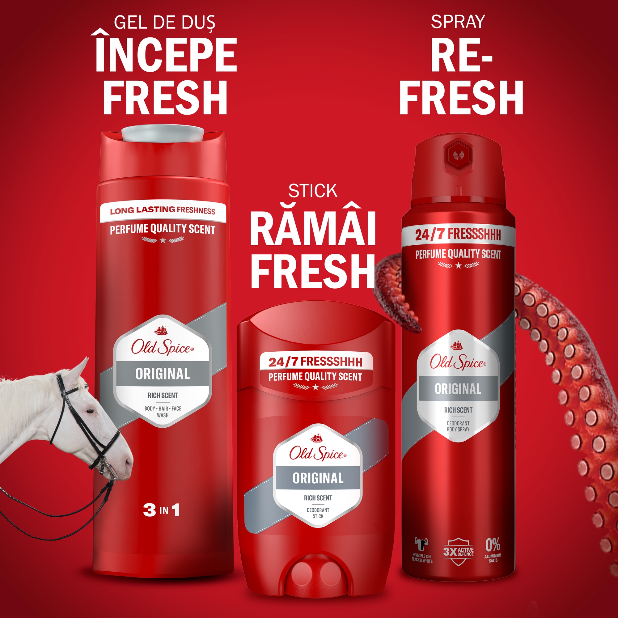 Gel de dus Old Spice Original, 400 ml - eMAG.ro