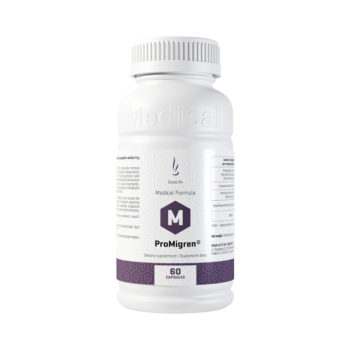 Supliment alimentar DuoLife Medical Formula ProMigren, 60 capsule