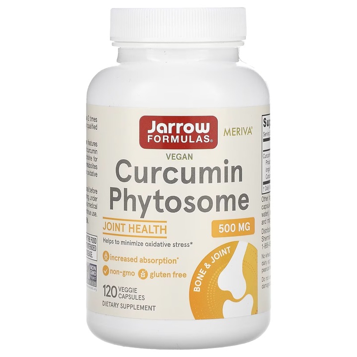Curcumin Phytosome with Meriva, 500 mg, Jarrow Formulas, 120 capsule
