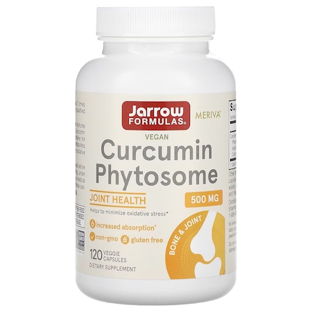 Curcumin Merida Curcumin Phytosome with Meriva, 500 mg, Jarrow Formulas, 120 capsule ...