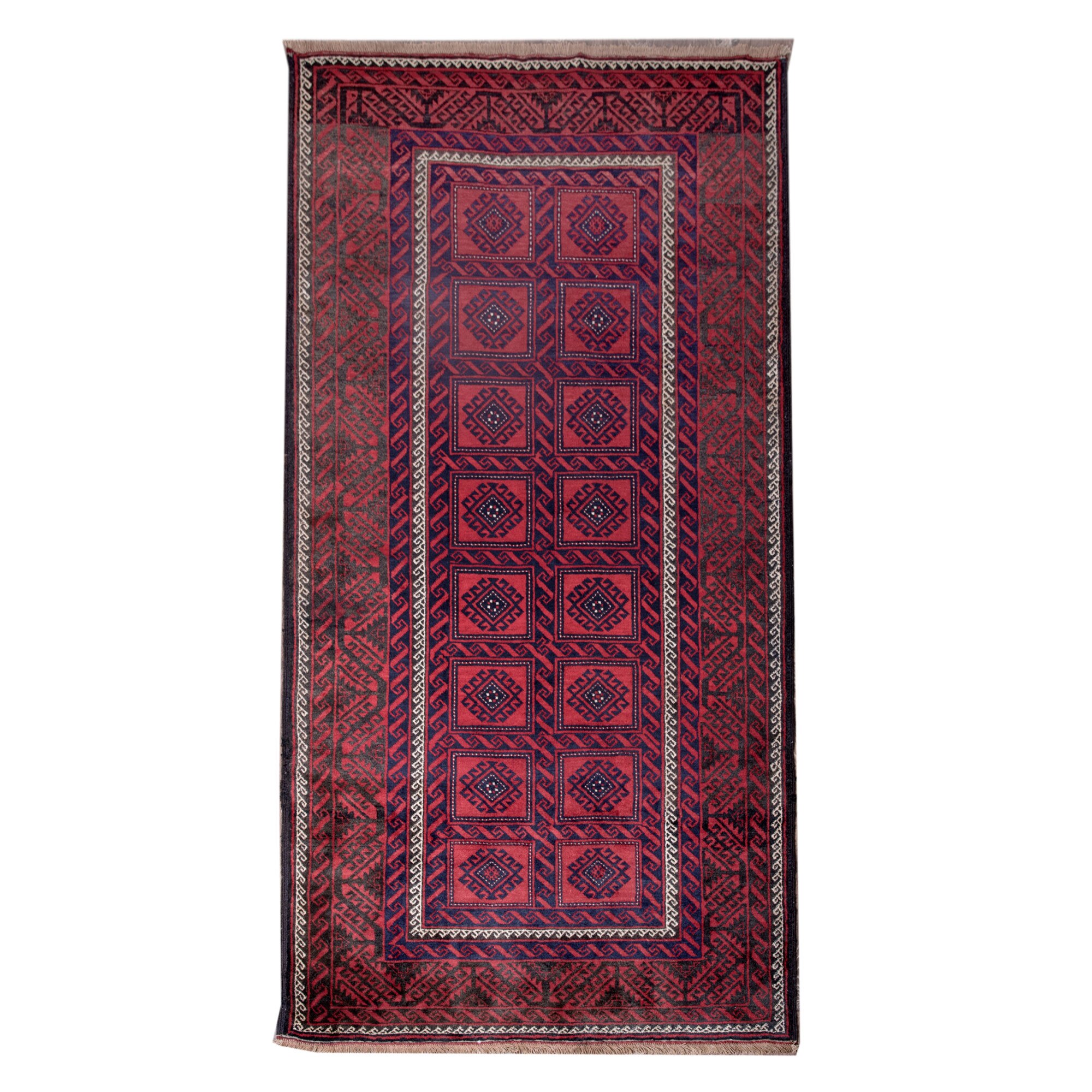 Covoare Persan Balooch , Manual, Lana, Cod 3942 , Size 250 x 133