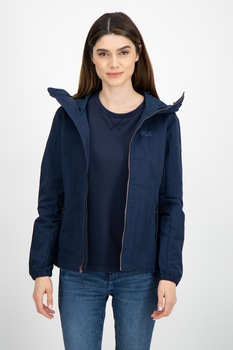 Jack Wolfskin, Jacheta usoara rezistenta la vant Lakeside, Bleumarin Jack Wolfskin, Jacheta usoara rezistenta la vant Lakeside, Bleumarin