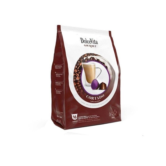 Capsule Cortado Dolce Vita Compatibile Dolce Gusto, 16 bucati, 144 g