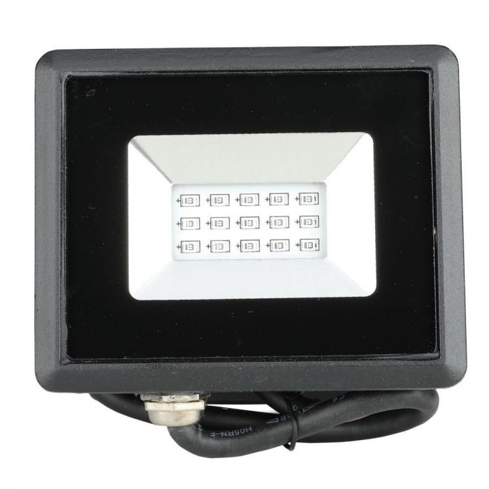 Proiector Led Vtac Proiector LED SMD V-TAC 5990, 10W, E-Series, IP65, aluminiu, lumina ...