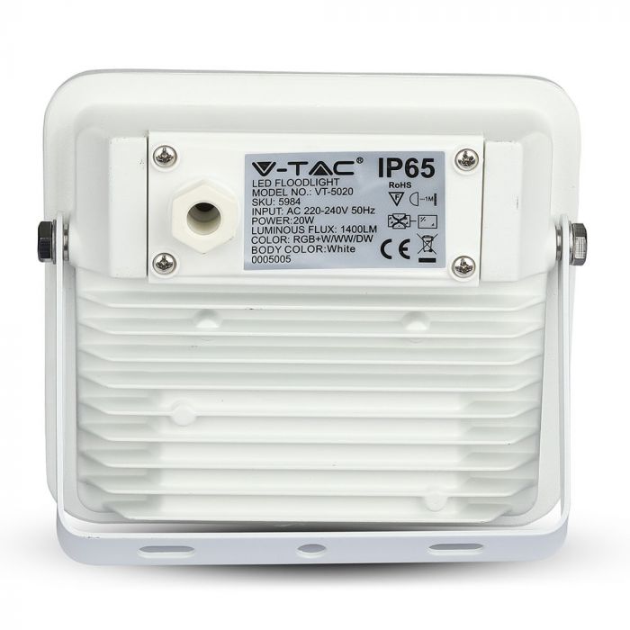 Proiector Led Vtac Proiector LED RGB inteligent V-TAC, Bluetooth, 20W, 1400 lm, lumina ...