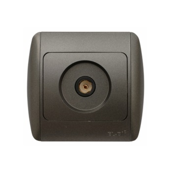 Priza TV, Zirve, culoare fume metalizat Priza TV, Zirve, culoare fume metalizat