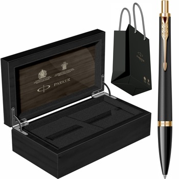 Set Pix Parker Urban Royal Muted Black GT Personalizat prin Gravura Laser cu Cutie de Lemn Parker si Punga Parker Set Pix Parker Urban Royal Muted Black GT Personalizat prin Gravura Laser cu Cutie de Lemn Parker si Punga Parker