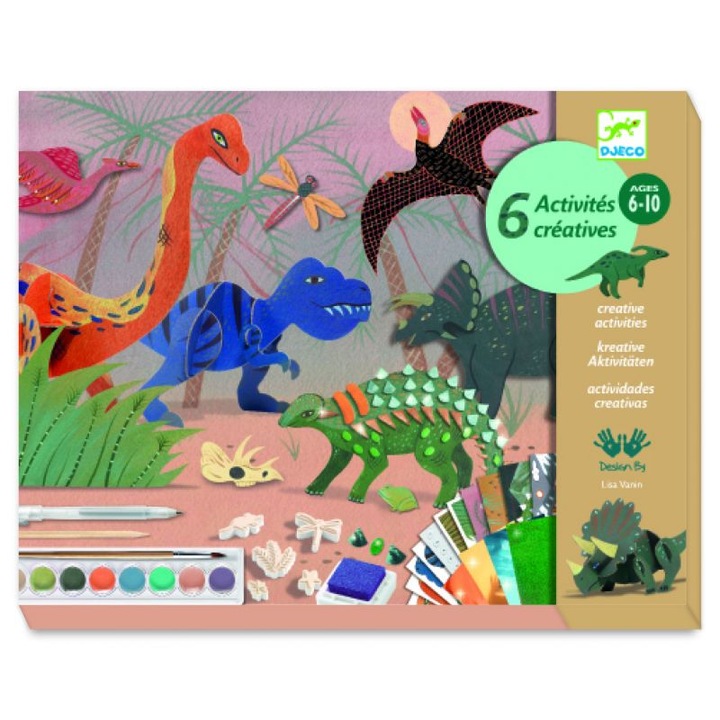 Kreatív műhely Dinoszauruszok világa, Djeco