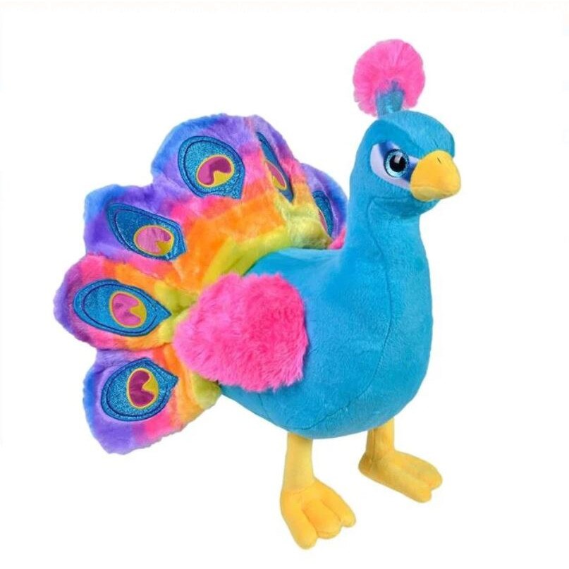 Paun din plus, SG, 24x28x32 cm, multicolor