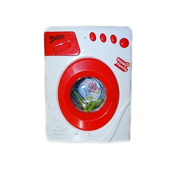 Jucarie Masina de spalat, cu sunete, lumini, Alb/Rosu Jucarie Masina de spalat, cu sunete, lumini, Alb/Rosu
