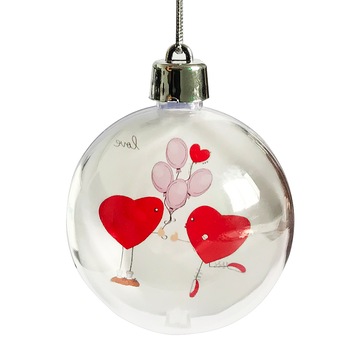 Set 10 Globuri insertie foto rotund pentru brad, Createur, Transparent, 7 cm Set 10 Globuri insertie foto rotund pentru brad, Createur, Transparent, 7 cm