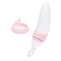 lingura cu rezervor de stocare pt mancare lala kids din silicon fara bpa 90 ml culoare roztransparent sterilizabila portabila usor de curatat capac etans sistem anti-scurgere imagen 26_0_
0