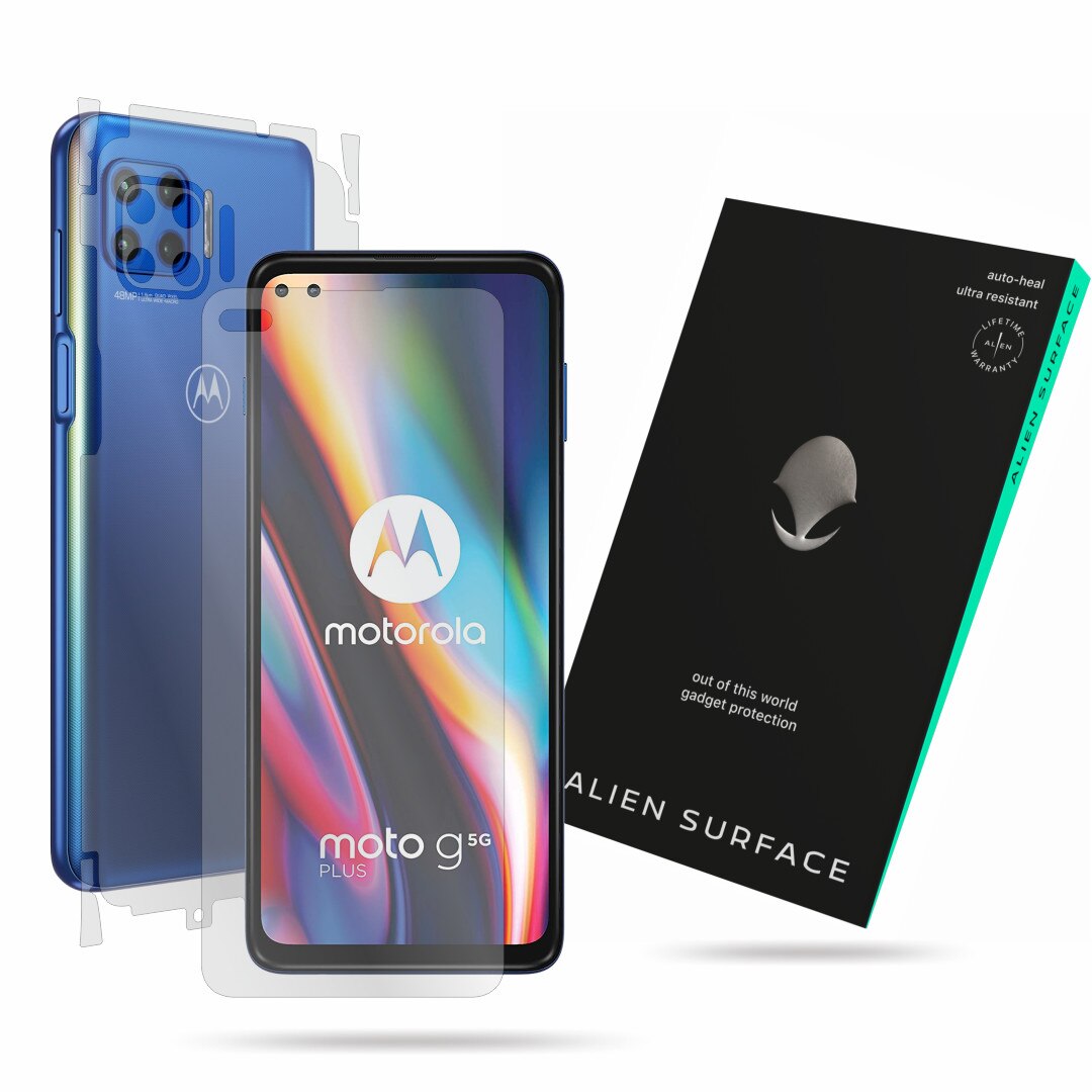 Folie Alien Surface, Motorola Moto G 5G Plus, protectie ecran, spate, laterale