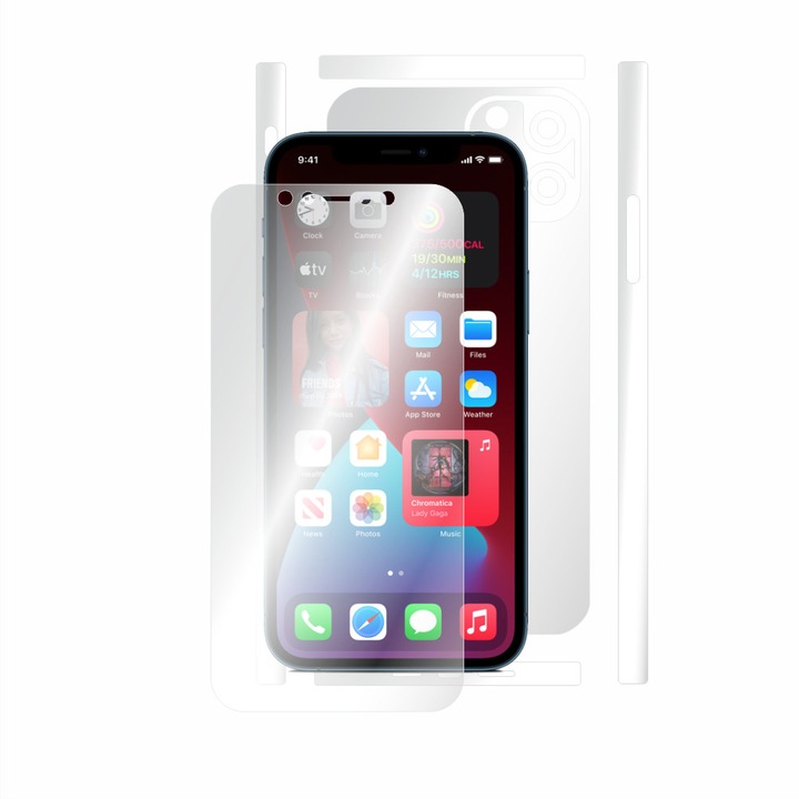Folie de protectie Clasic Smart Protection compatibil cu Apple pentru Iphone 12 Pro Max - fullbody - display + spate + laterale