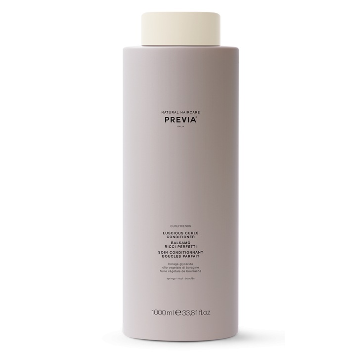 Conditioner pentru parul cret Previa, Curlfriends Lucious Curls, 1000 ml