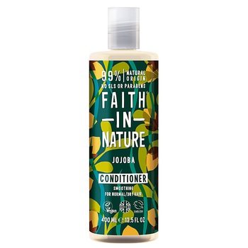 Balsam natural calmant Faith in Nature cu jojoba pentru par normal si deteriorat, 400 ml Balsam natural calmant Faith in Nature cu jojoba pentru par normal si deteriorat, 400 ml