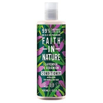 Balsam natural nutritiv Faith in Nature cu lavanda si muscata pentru par normal si uscat, 400 ml Balsam natural nutritiv Faith in Nature cu lavanda si muscata pentru par normal si uscat, 400 ml