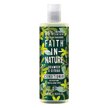Balsam natural detoxifiant Faith in Nature cu alge marine si citrice pentru toate tipurile de par, 400 ml Balsam natural detoxifiant Faith in Nature cu alge marine si citrice pentru toate tipurile de par, 400 ml