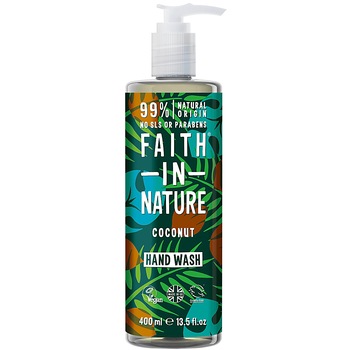 Sapun lichid natural Faith in Nature cu cocos, 400 ml Sapun lichid natural Faith in Nature cu cocos, 400 ml