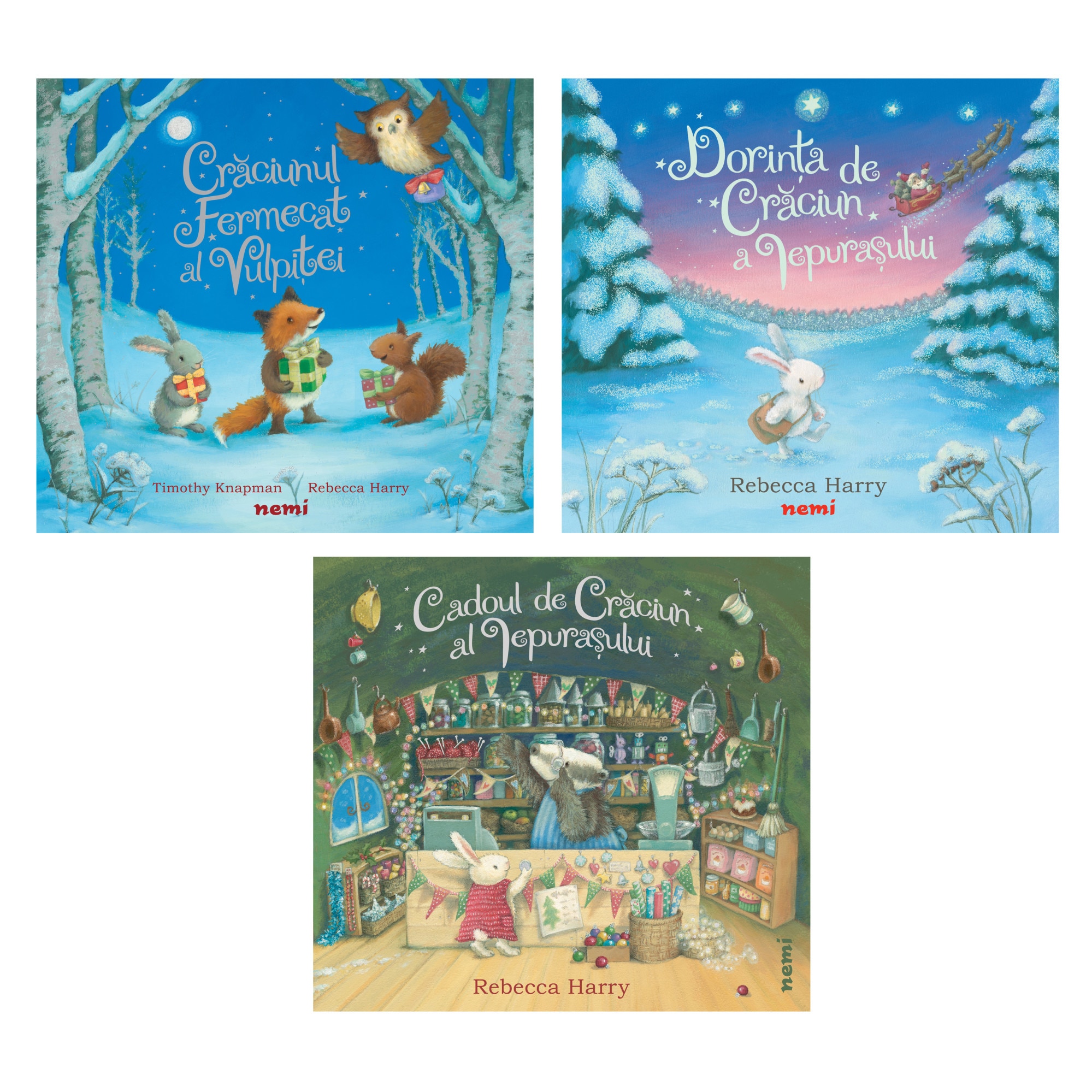 Pachet Povesti de Craciun 3 volume - Timothy Knapman, Rebecca Harry
