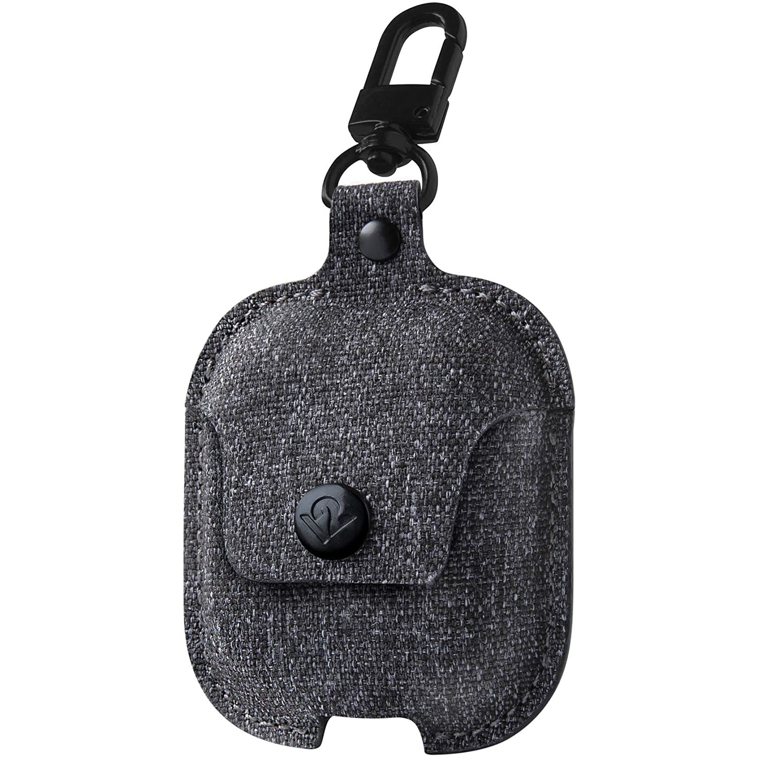 Husa de protectie Twelve South AirSnap, Pentru Apple AirPods, Gri inchis