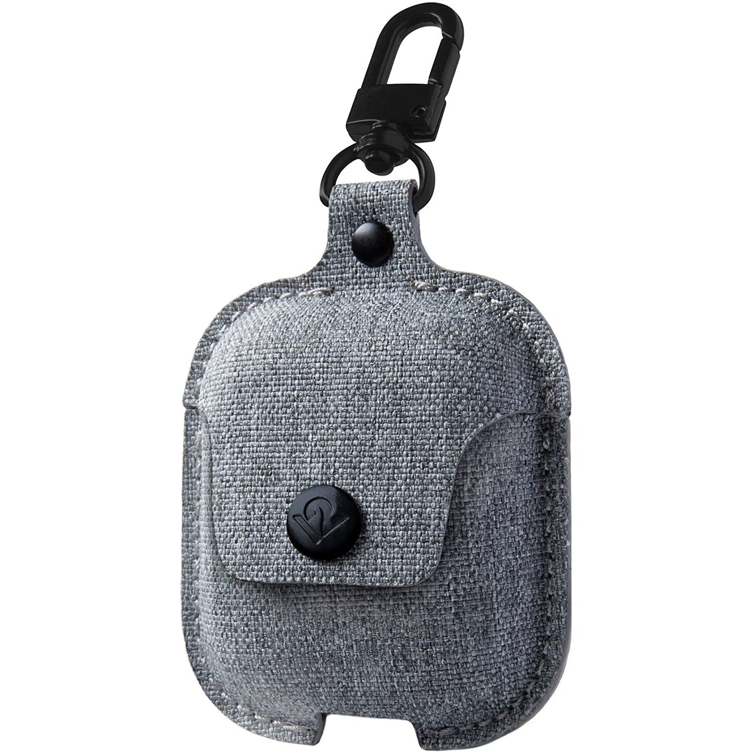 Husa de protectie Twelve South AirSnap, Pentru Apple AirPods, Gri deschis