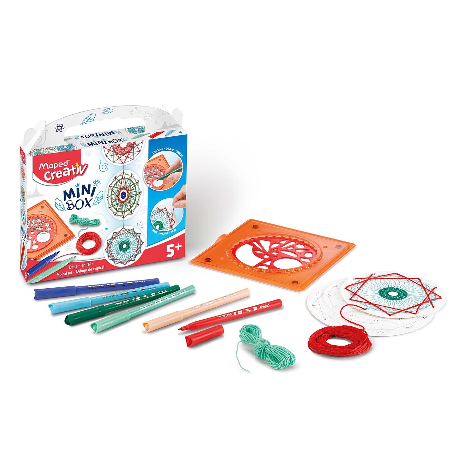 Set Creativ, Mini box, spirale, Maped