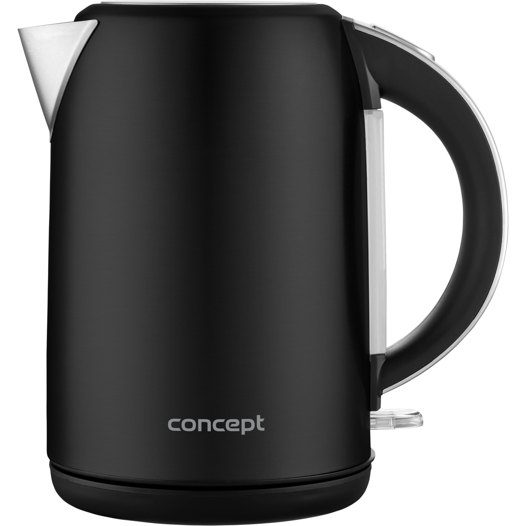 Fierbator Concept RK3282, 1,7l , 2200W, OTTER conector, Inox, Siguranta tripla, negru