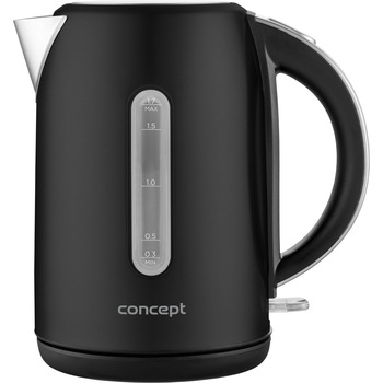 Fierbator Concept RK3292, 1,7l , 2200W, OTTER conector, Inox, Siguranta tripla, negru Fierbator Concept RK3292, 1,7l , 2200W, OTTER conector, Inox, Siguranta tripla, negru