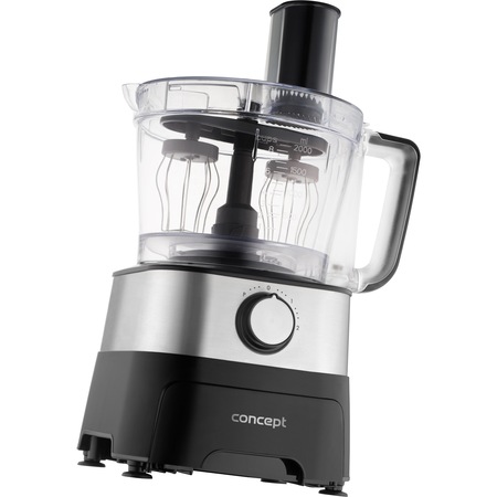 Robot de bucatarie Concept RM3000 800 W, 2 viteze plus Puls, 2l, rasnita, storcator de citrice, 5 tipuri de razatoare