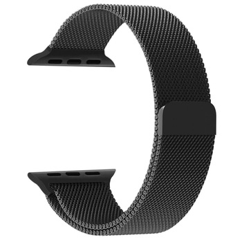 Bratara Apple Watch Milanese Loop neagra 45/44/42mm Bratara Apple Watch Milanese Loop neagra 45/44/42mm