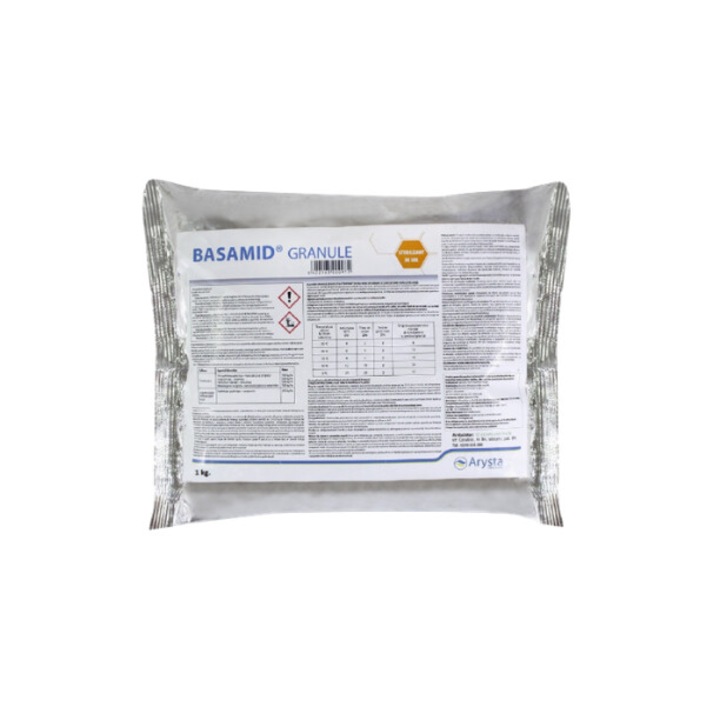 Basamid Talajfertőtlenítő granulátum, herbicid, fungicid és rovarölő hatással, 1 kg