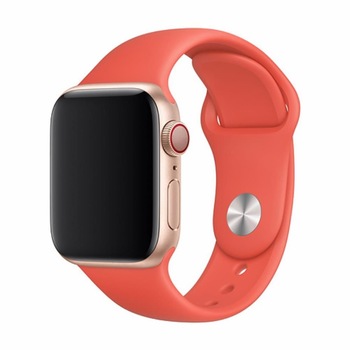 Curea Devia Deluxe Series Sport pentru Apple Watch 38mm / 40mm, Necatrine, silicon Curea Devia Deluxe Series Sport pentru Apple Watch 38mm / 40mm, Necatrine, silicon