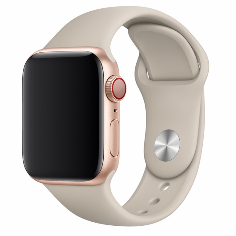 Curea Devia Deluxe Series Sport pentru Apple Watch 38mm / 40mm, Lavender Gray, silicon