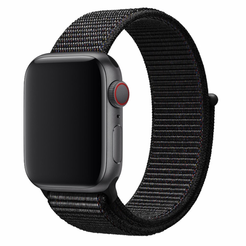 Curea Devia Deluxe Series Sport 3 pentru Apple Watch 38mm/ 40mm, Black, nylon