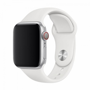 Curea Devia Deluxe Series Sport pentru Apple Watch 42mm / 44mm, White, silicon Curea Devia Deluxe Series Sport pentru Apple Watch 42mm / 44mm, White, silicon