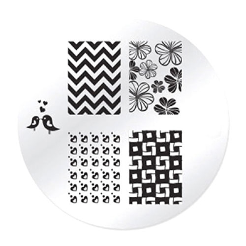 Matrita stampila unghii, Konad, M101