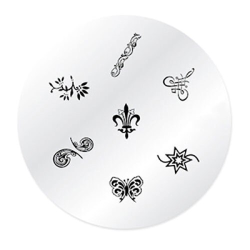 Matrita stampila unghii, Konad, M15