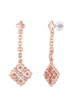 highstreet jewels cercei drop cu swarovski auriu rose imagen 22_0_
0