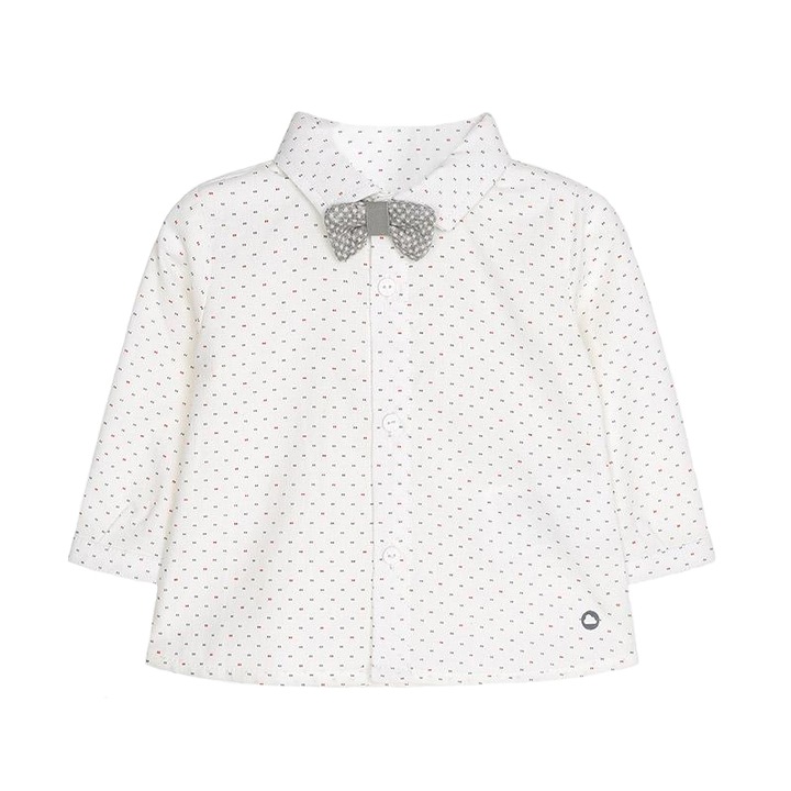 Camasa, Mayoral, bebe baiat, alb, 0-1 luna