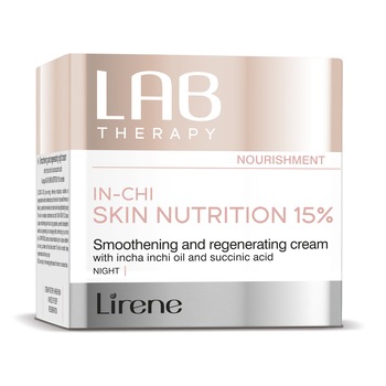 Crema de noapte LAB Therapy nutritiva, cu efect de netezire si regenerare cu ulei de incha inchi si acid succinic, 50ml Crema de noapte LAB Therapy nutritiva, cu efect de netezire si regenerare cu ulei de incha inchi si acid succinic, 50ml