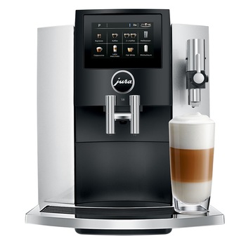 Espressor automat S8 2020 Professional Aroma Moonlight Silver, 1450W, 15 bar, 15 bauturi, sistem lapte, Negru/Argintiu Espressor automat S8 2020 Professional Aroma Moonlight Silver, 1450W, 15 bar, 15 bauturi, sistem lapte, Negru/Argintiu