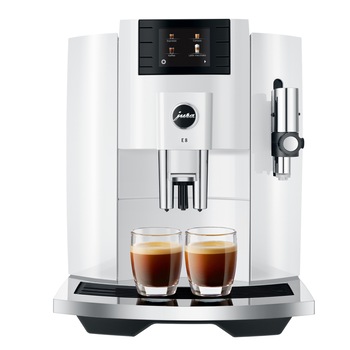 Espressor automat Jura E8 2020 Professional Aroma Piano White, 1450W, 15 bar, 17 bauturi, sistem lapte, Alb Espressor automat Jura E8 2020 Professional Aroma Piano White, 1450W, 15 bar, 17 bauturi, sistem lapte, Alb
