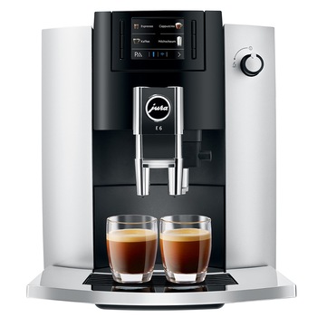Espressor automat Jura E6 2020 Professional Aroma Platin, 1450W, 15 bar, 10 bauturi, sistem lapte, Negru/Argintiu Espressor automat Jura E6 2020 Professional Aroma Platin, 1450W, 15 bar, 10 bauturi, sistem lapte, Negru/Argintiu