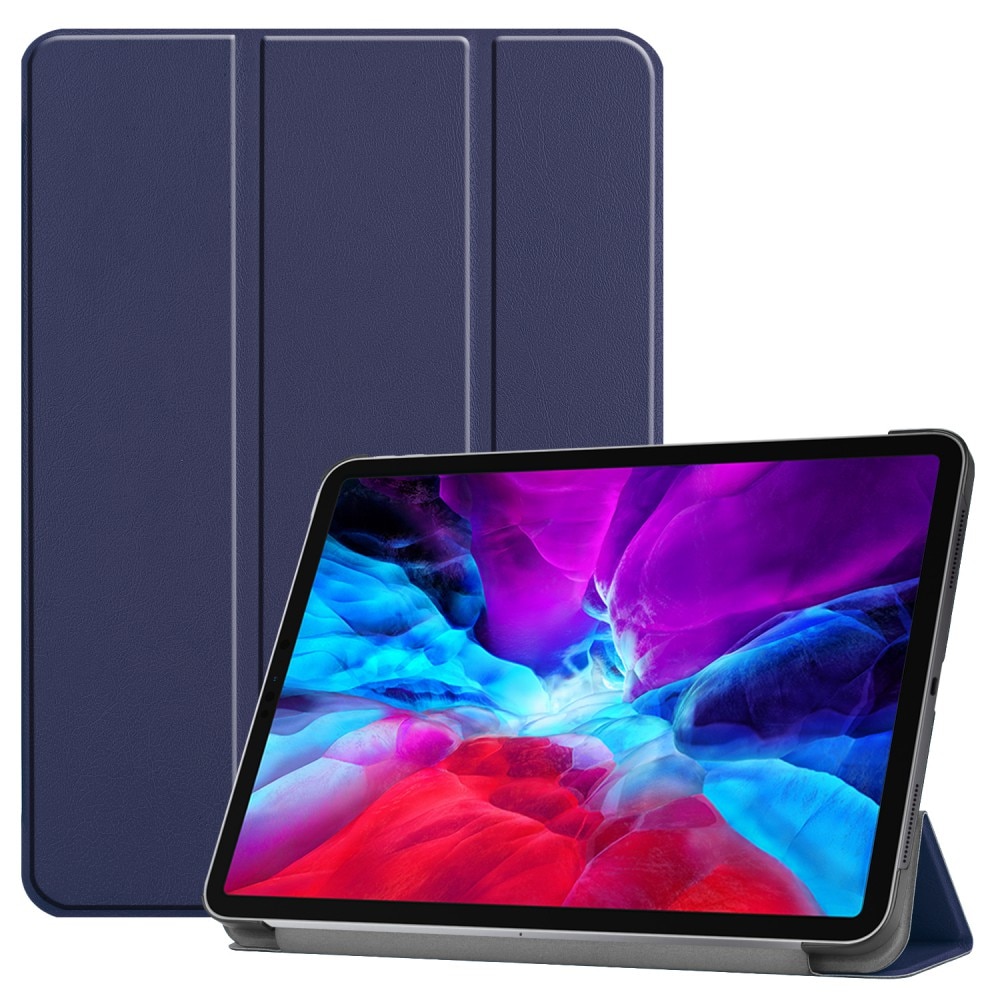 Husa tableta, Cellect, Compatibil cu Apple iPad 12.9 2020, Albastru